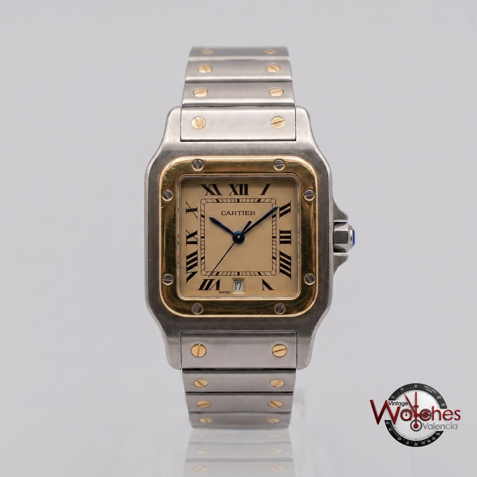 Cartier Santos Galbée (ancien modèle, bicolor)