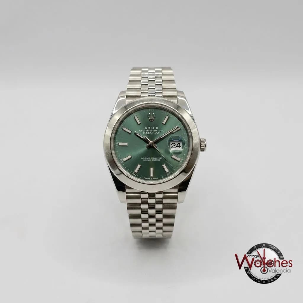 Rolex Datejust (esfera verde menta)