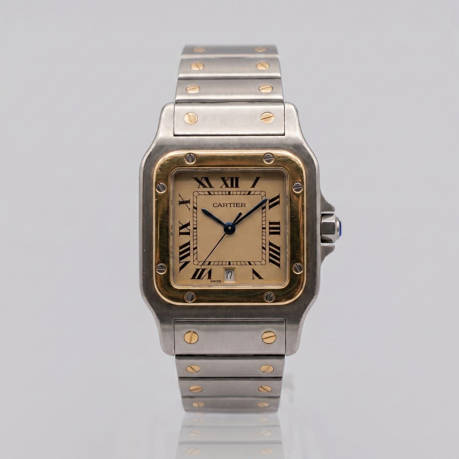 Cartier Santos Galbée (ancien modèle, bicolor)