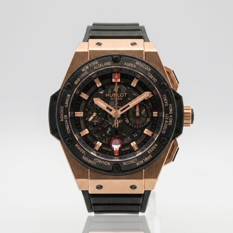 Hublot King Power Unico GMT de segunda mano